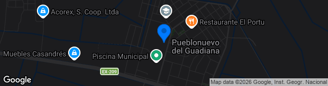 Map showing Estadio Antonio Amaya