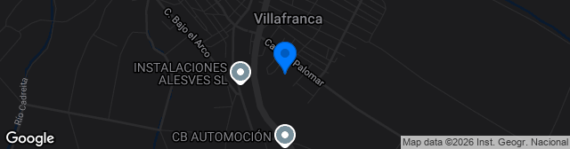 Map showing Estadio Municipal El Palomar