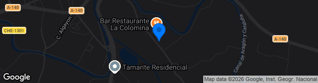 Map showing Campo La Colomina (hierba artificial)