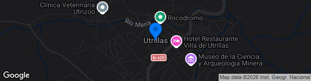 Map showing Estadio La Vega