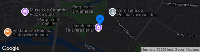 Map showing Estadio Diego Mateo Zarra