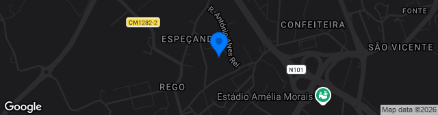 Map showing Campo Celestino Lobo