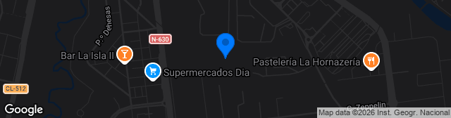 Map showing Campo de Futbol Reina Sofía
