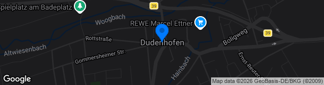 Map showing FV-Platz Dudenhofen