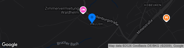 Map showing Klein Arena