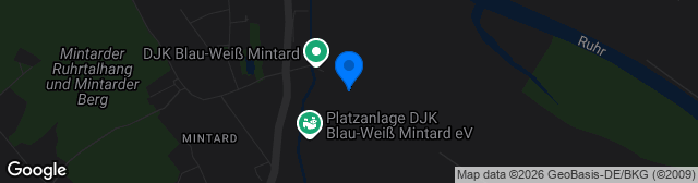 Map showing Sportplatz Durch die Aue