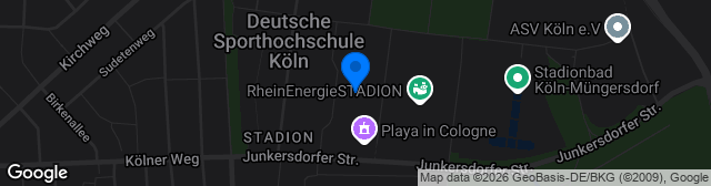 Map showing Kunstrasen Westkampfbahn