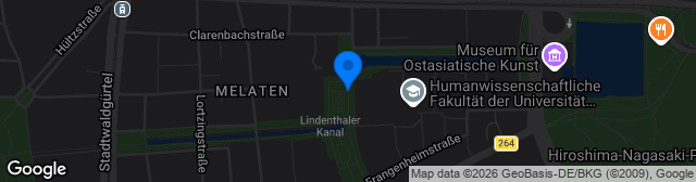 Map showing Kunstrasenplatz Brucknerstraße