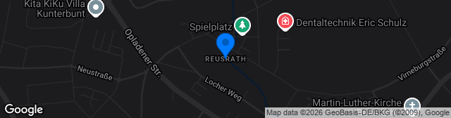 Map showing Sportpark Reusrath