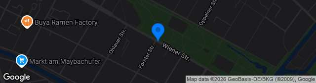 Map showing Kunstrasenplatz Wiener Straße