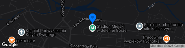 Map showing Stadion Miejski