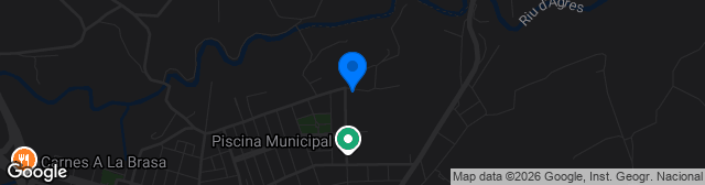 Map showing Estadio La Llometa