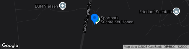 Map showing Bezirkssportanlage Süchteln Platz 1