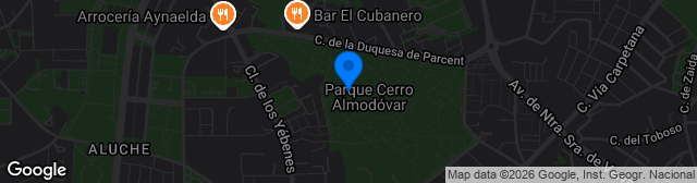 Map showing Estadio Eustasio Casallo