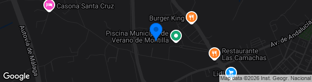 Map showing Estadio Municipal