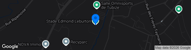 Map showing Stade Leburton