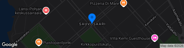 Map showing Sauvosaaren Takakenttä N