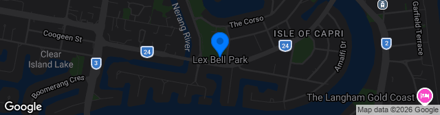 Map showing Lex Bell Oval Field 1