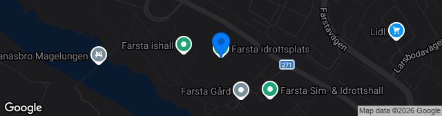 Map showing Farsta IP