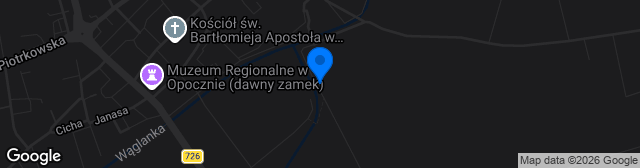 Map showing Stadion Ceramika Opoczno