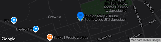 Map showing Stadion JKS-u
