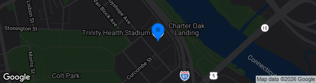 Map showing Trinity Health Stadium