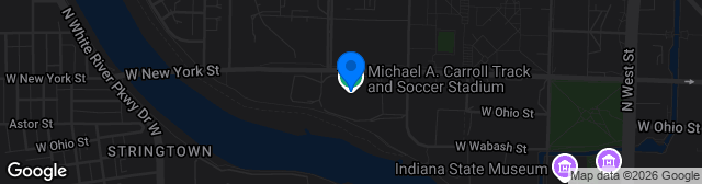 Map showing Michael A. Carroll Stadium