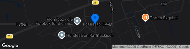 Map showing Kunstrasenplatz Habichtswald-Dörnberg
