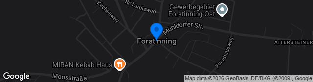 Map showing Sportpark Forstinning