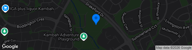 Map showing Kambah 2