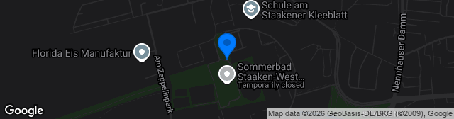 Map showing Sportanlage Staaken West