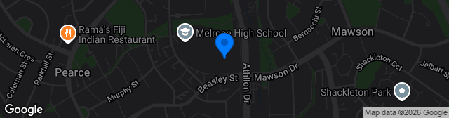 Map showing Melrose Synthetic