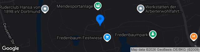 Map showing Kunstrasenplatz Mendeplatz 2