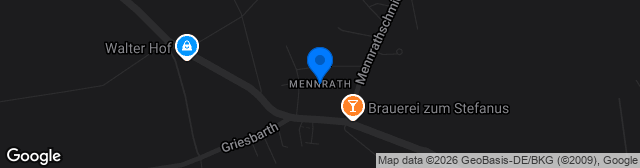 Map showing Sportanlage Mennrath