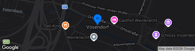 Map showing Sportzentrum Vösendorf