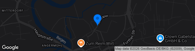 Map showing Am Esper Roding Platz 1