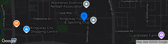 Map showing Kingsway Reserve A