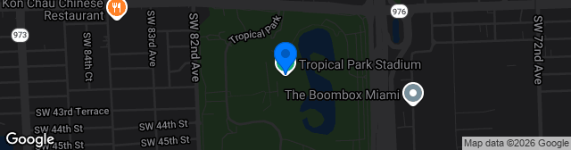 Map showing Tropical Park Stadium
