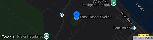 Map showing Ernst-Happel-Stadion