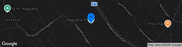 Map showing Hagsätra IP