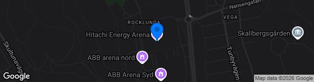 Map showing Hitachi Energy Arena