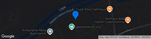 Map showing Betten Kutz Stadion