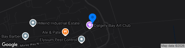 Map showing Dalgety Sports Centre