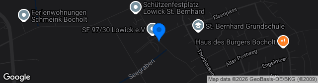 Map showing Kunstrasenplatz Eichenallee