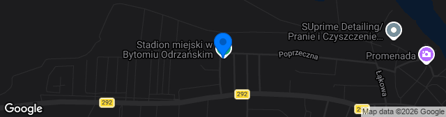 Map showing Stadion miejski w Bytomiu Odrzańskim