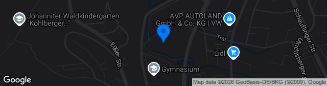Map showing Donau-Wald-Stadion