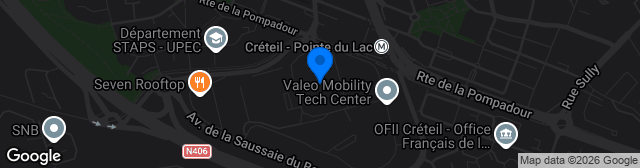 Map showing Stade Dominique Duvauchelle