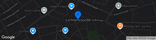 Map showing Sportpark De Treffer