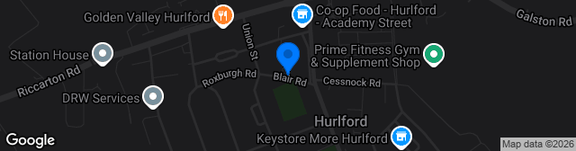 Map showing Blair Park