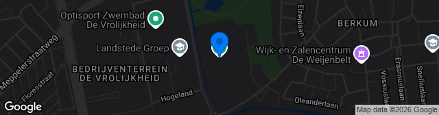Map showing Sportpark De Vegtlust